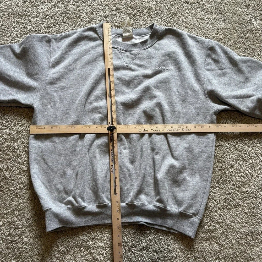 Vtg Carhartt K124 MOS Sweatshirt Mens XL Reg Gray - Picture 7 of 8